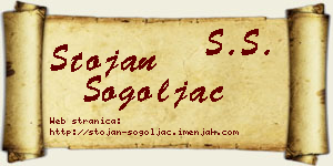 Stojan Šogoljac vizit kartica